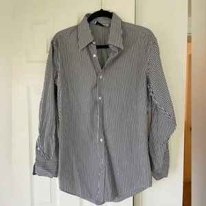 Vintage Yves Saint Laurent button down stripe shirt- YSL